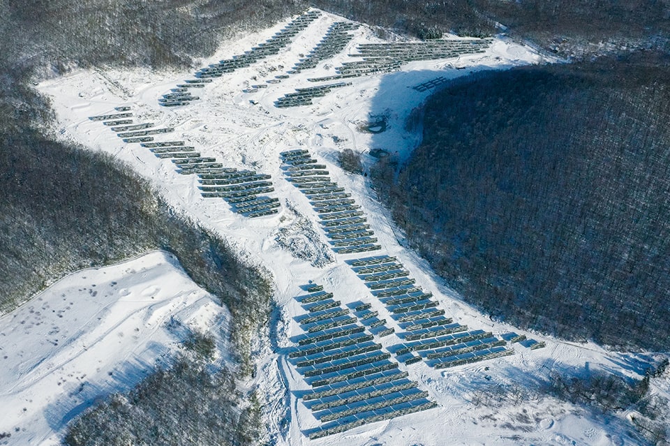 北海道余市郡赤井川村太陽光発電所