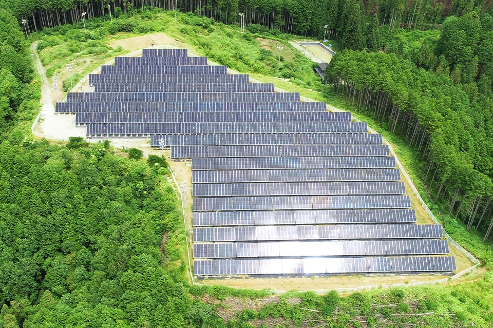 岐阜県高山市石浦町太陽光発電所