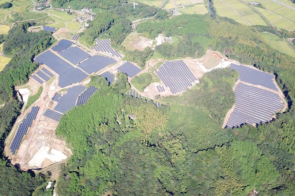 大分県杵築市太陽光発電所