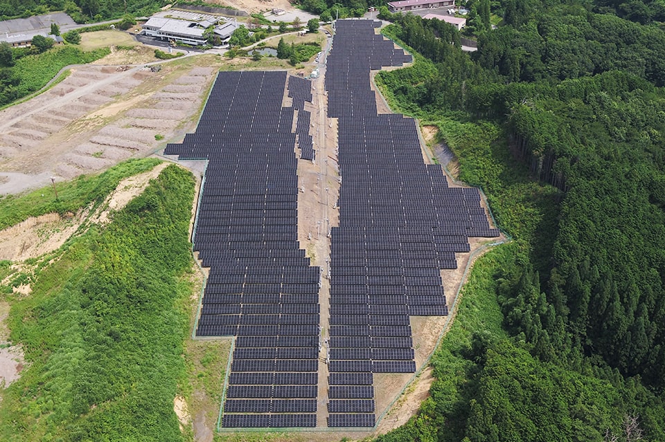 栃木県那須烏山市太陽光発電所
